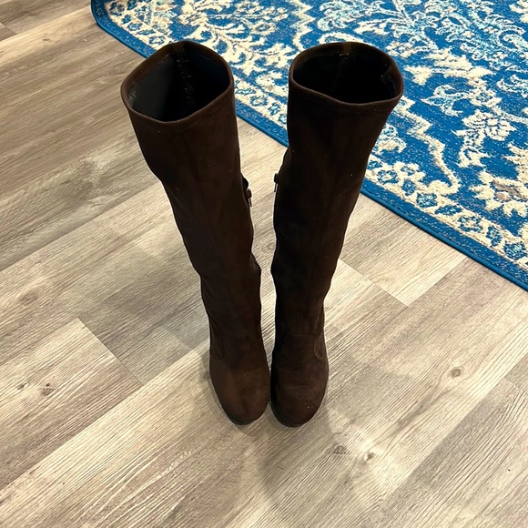 BCBGirls Shoes - BCBGirls faux suede boots, EUC